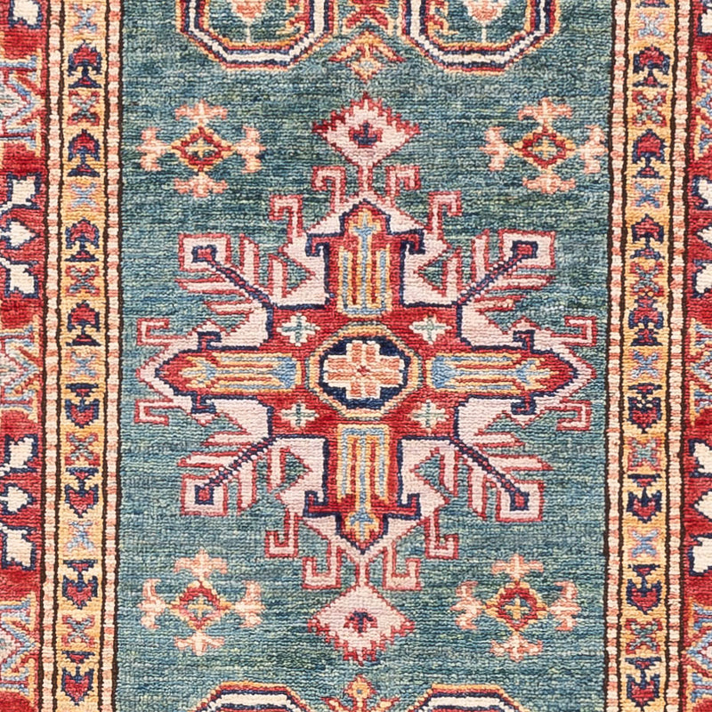 Läufer Ziegler - Kazak - 256 x 74 cm - grün