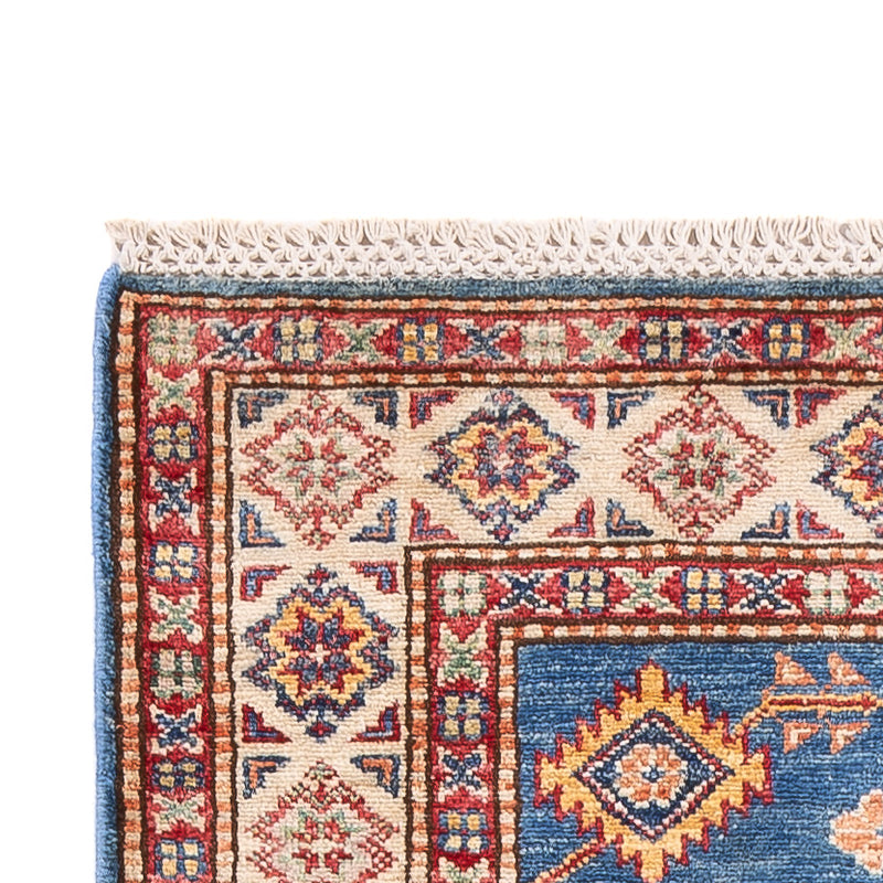 Läufer Ziegler - Kazak - 254 x 77 cm - blau