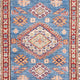 Läufer Ziegler - Kazak - 256 x 74 cm - blau