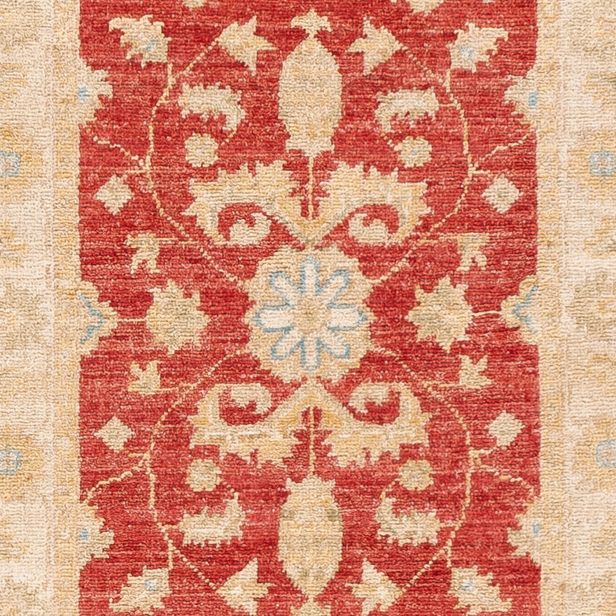 Läufer Ziegler - 251 x 61 cm - rot
