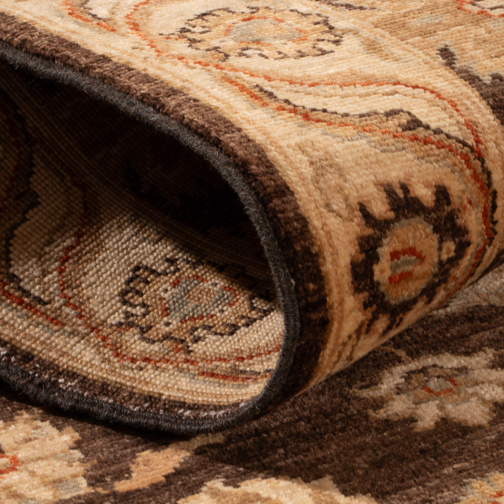 Läufer Ziegler - 305 x 75 cm - dunkelbeige