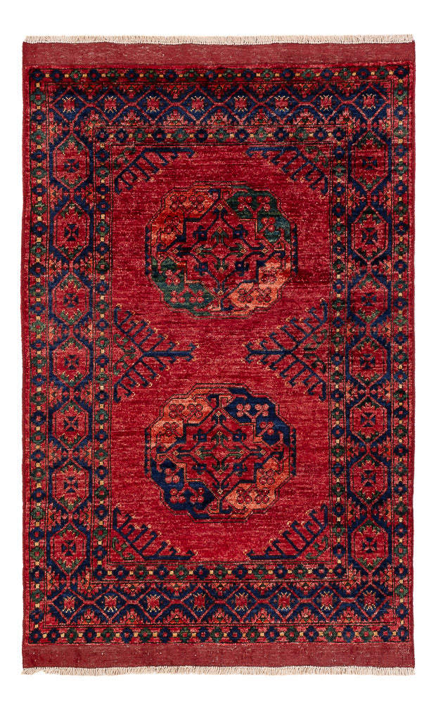 Afghan Teppich - 150 x 100 cm - rot