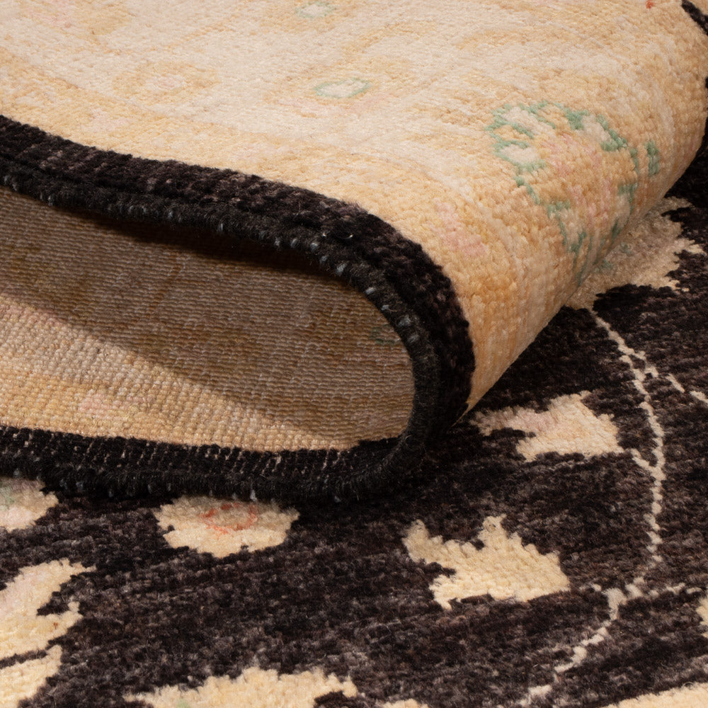 Ziegler Teppich - 154 x 100 cm - schwarz