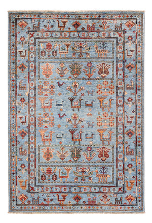 Ziegler Teppich - Ariana - 154 x 104 cm - hellblau