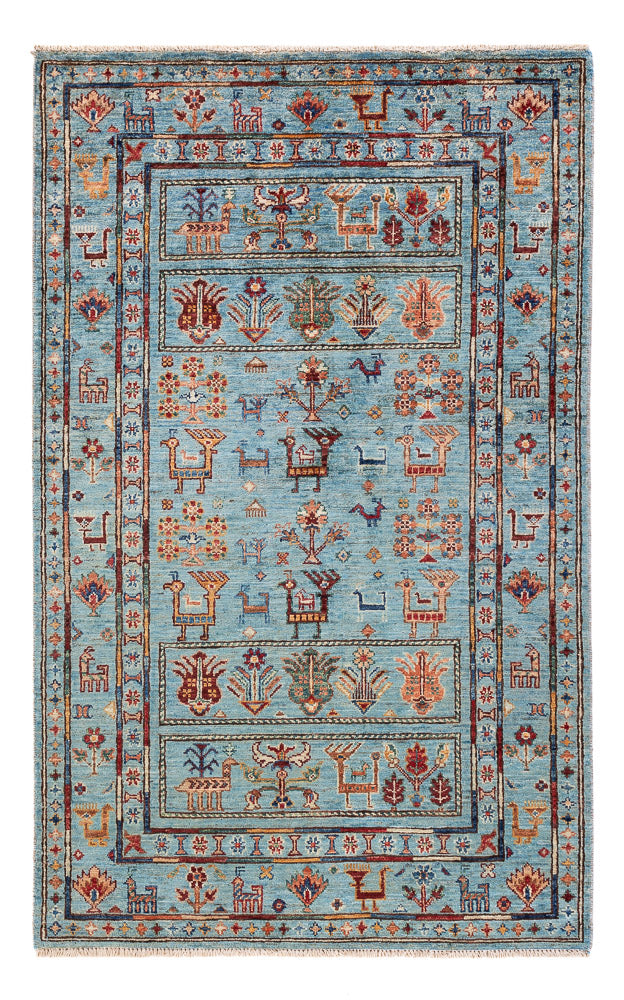 Ziegler Teppich - Ariana - 154 x 99 cm - hellblau