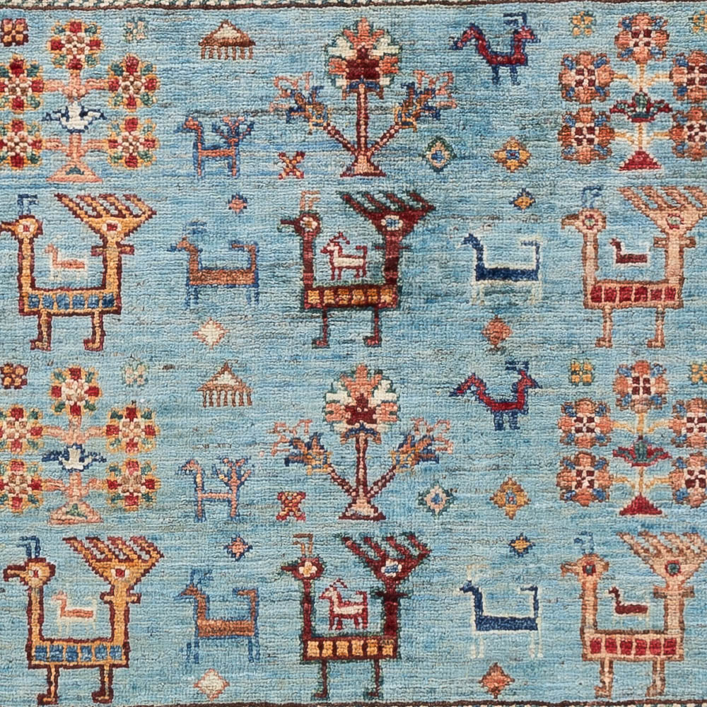 Ziegler Teppich - Ariana - 154 x 99 cm - hellblau