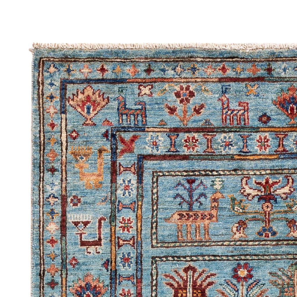 Ziegler Teppich - Ariana - 154 x 99 cm - hellblau