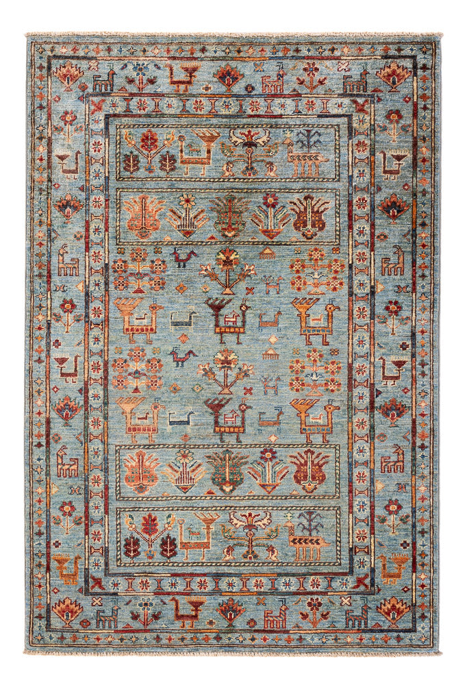 Ziegler Teppich - Ariana - 153 x 105 cm - hellblau