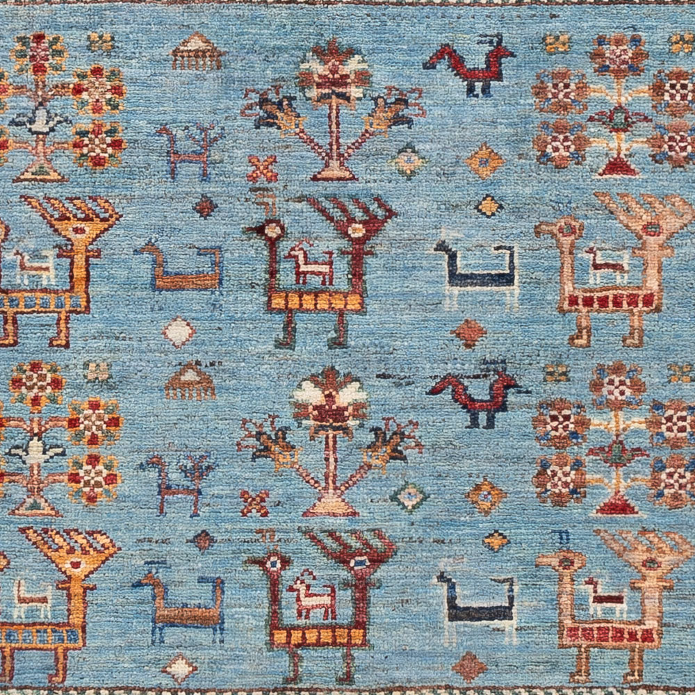 Ziegler Teppich - Ariana - 154 x 102 cm - blau