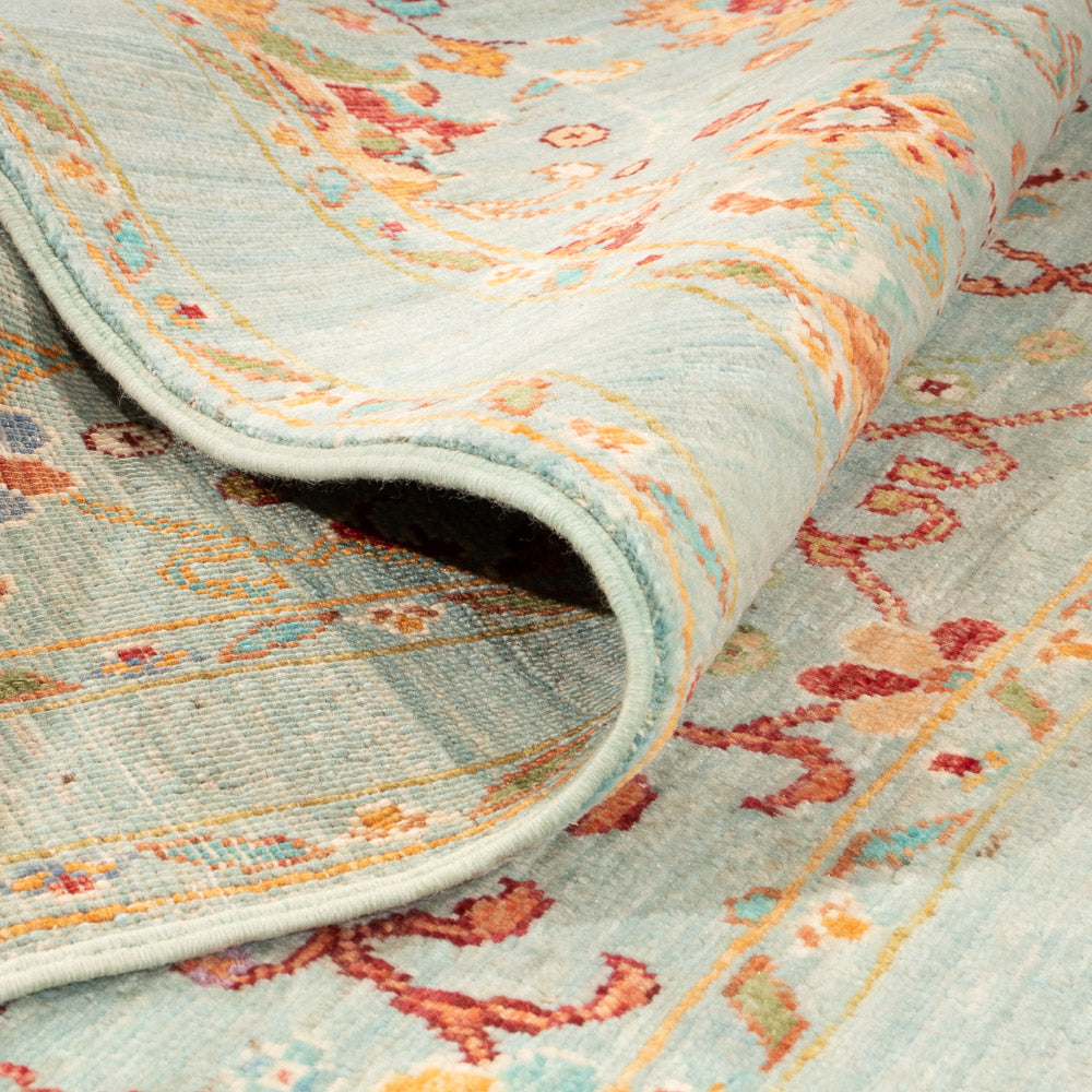 Ziegler Teppich - Ariana - 149 x 100 cm - türkis