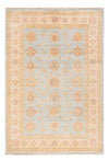 Ziegler Teppich 103x151cm - Orientteppich - Rechteckig / Hellblau / 103 x 151 cm Rechteckig