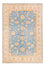 Ziegler Teppich - 150 x 104 cm - blau