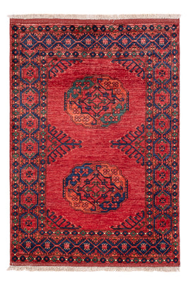 Afghan Teppich - 150 x 104 cm - rot