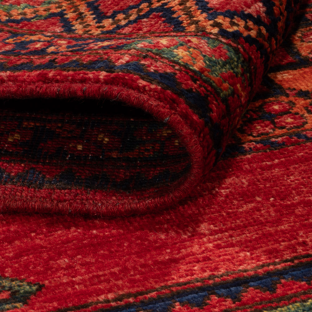 Afghan Teppich - 151 x 101 cm - rot