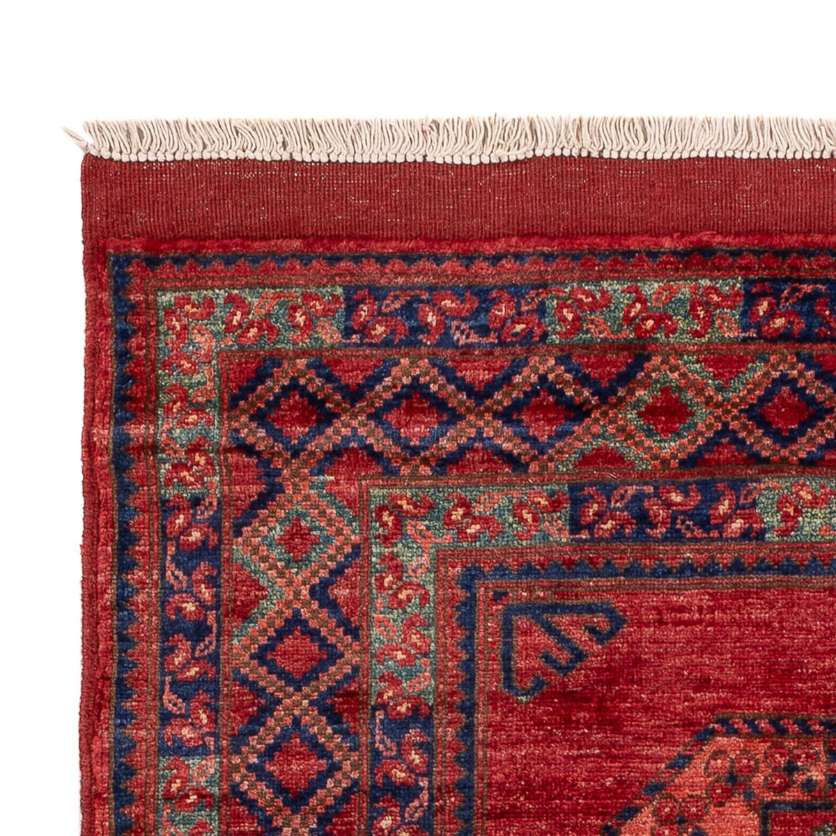Afghan Teppich - 153 x 103 cm - rot