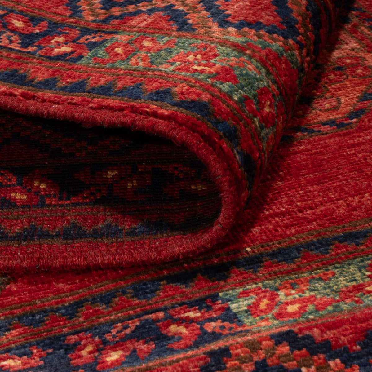 Afghan Teppich - 153 x 103 cm - rot