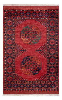 Afghan Teppich - 153 x 103 cm - rot
