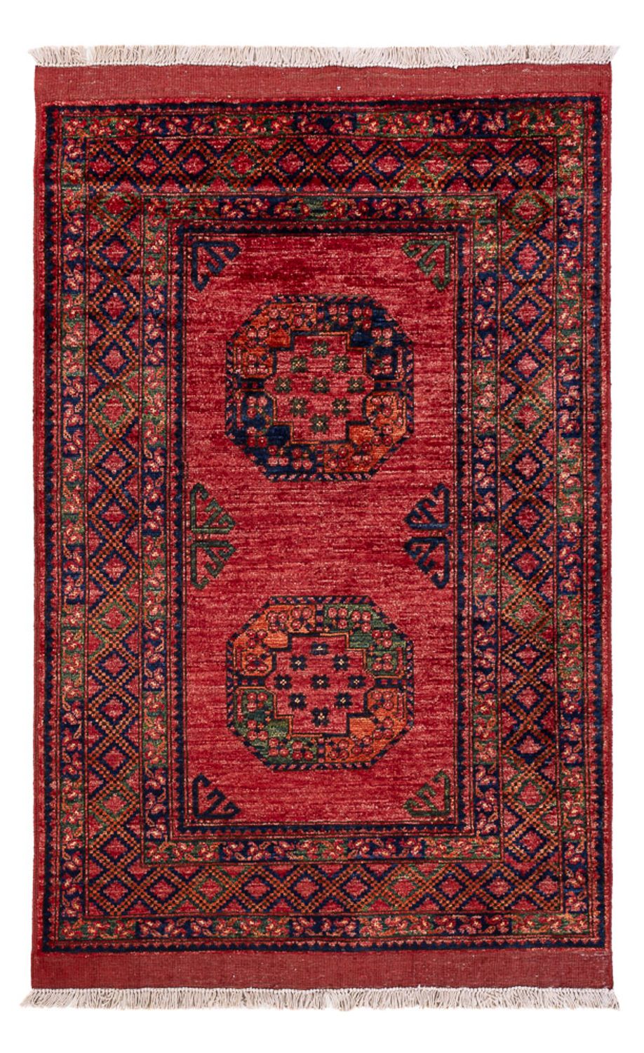 Afghan Teppich - 151 x 103 cm - rot