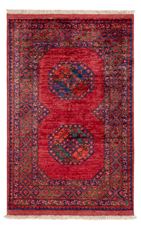 Afghan Teppich - 155 x 100 cm - rot
