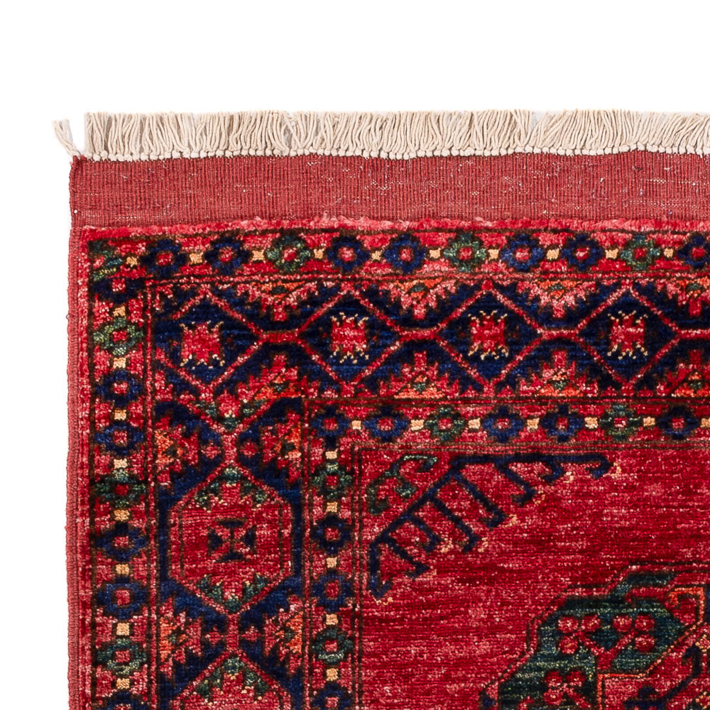 Afghan Teppich - 151 x 102 cm - rot