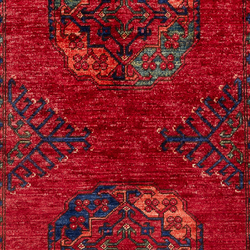 Afghan Teppich - 151 x 102 cm - rot