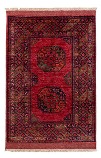 Afghan Teppich - 150 x 103 cm - rot