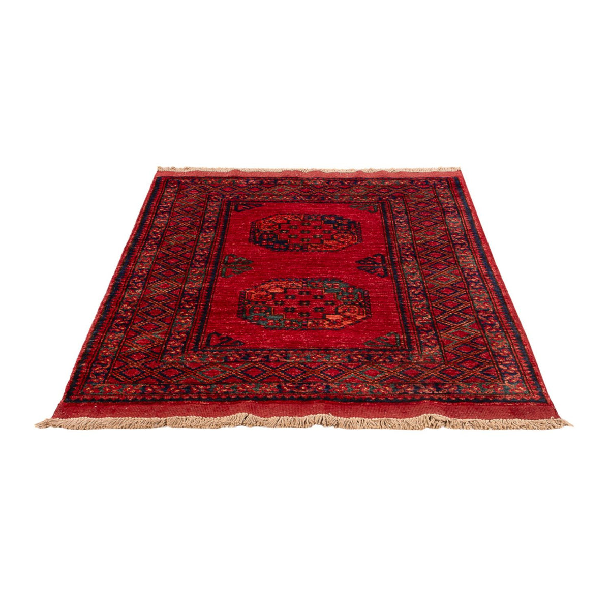 Afghan Teppich - 150 x 102 cm - rot