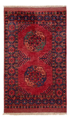 Afghan Teppich - 159 x 106 cm - rot