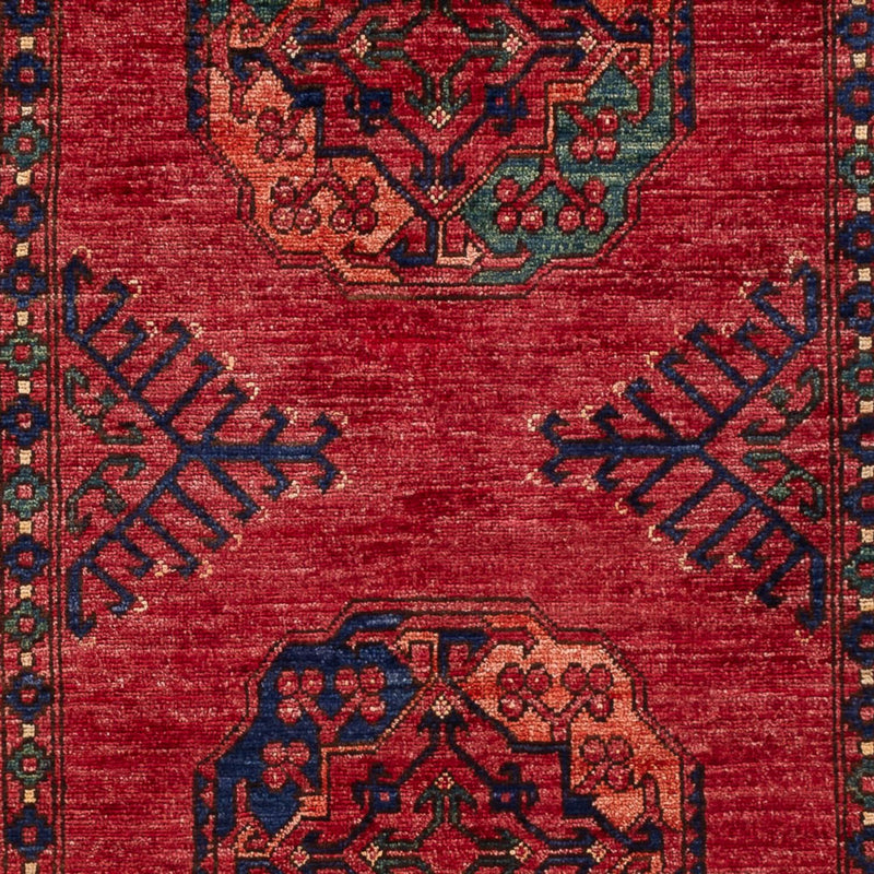Afghan Teppich - 159 x 106 cm - rot