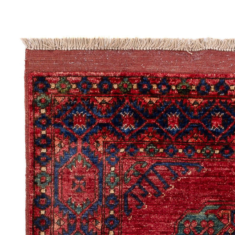 Afghan Teppich - 159 x 106 cm - rot