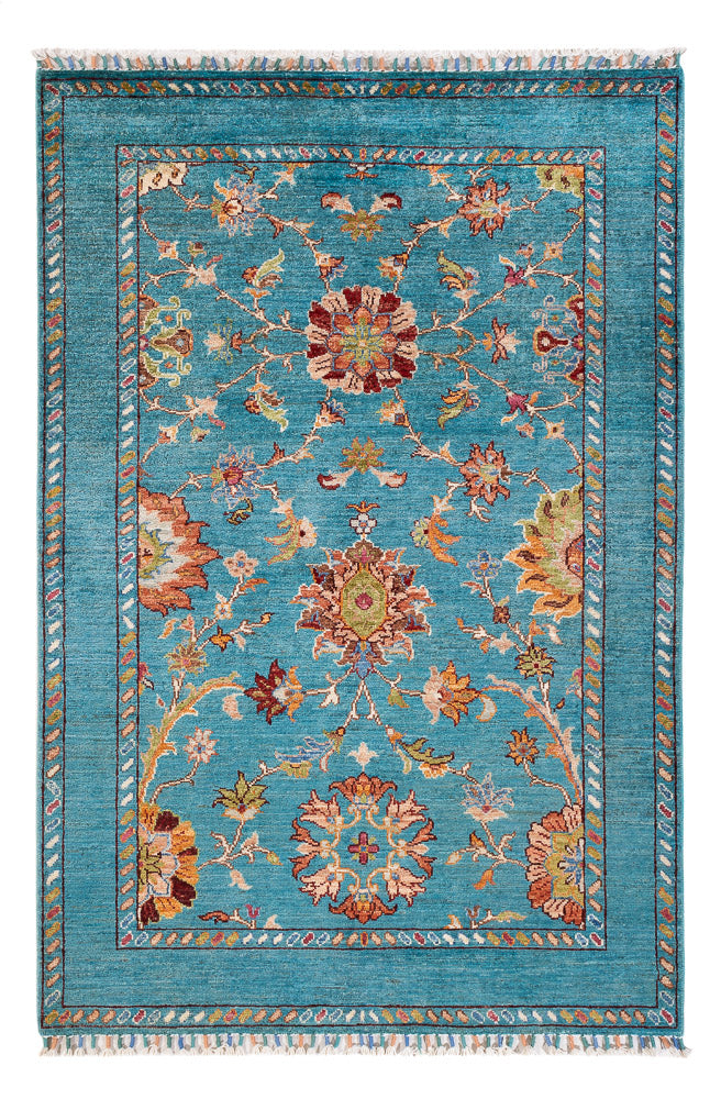Ziegler Teppich - Ariana - 153 x 102 cm - türkis