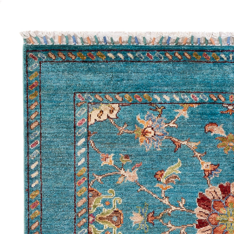 Ziegler Teppich - Ariana - 153 x 102 cm - türkis