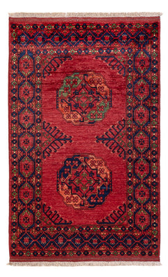 Afghan Teppich - 158 x 99 cm - rot