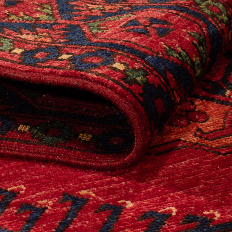 Afghan Teppich - 158 x 99 cm - rot