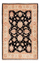 Ziegler Teppich - 155 x 101 cm - schwarz