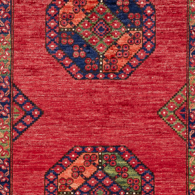 Afghan Teppich - 159 x 108 cm - rot