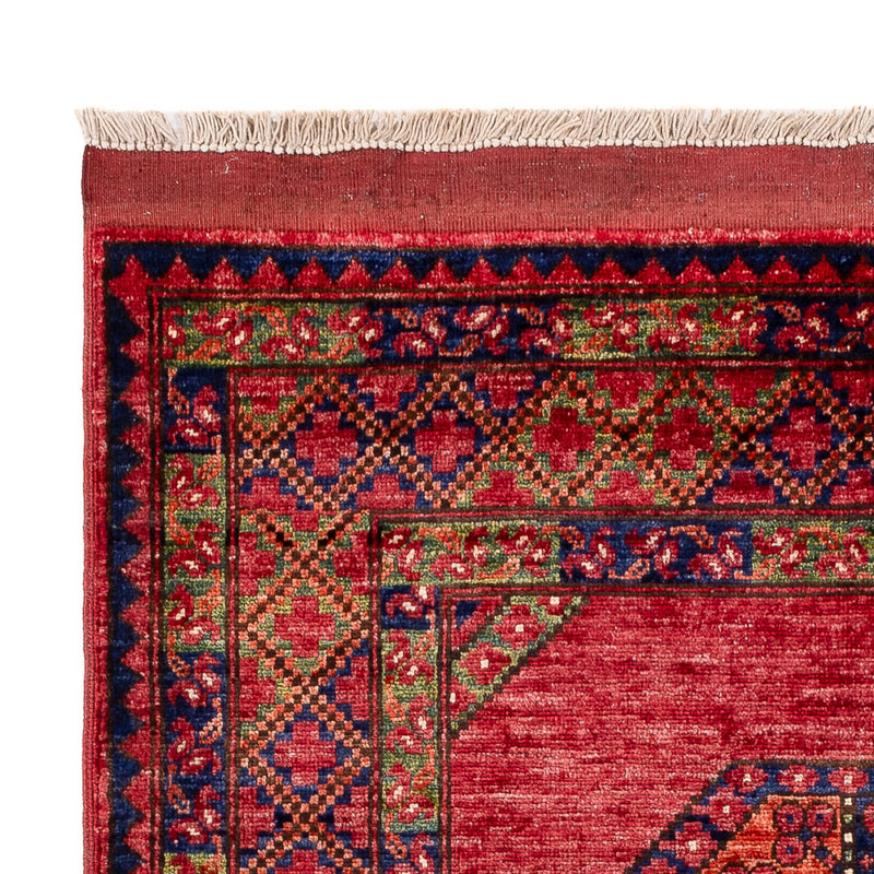 Afghan Teppich - 159 x 108 cm - rot