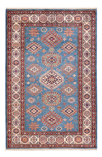 Ziegler Teppich - Kazak - 154 x 102 cm - blau