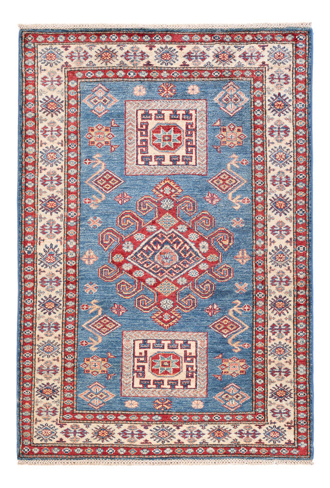 Ziegler Teppich - Kazak - 150 x 104 cm - blau
