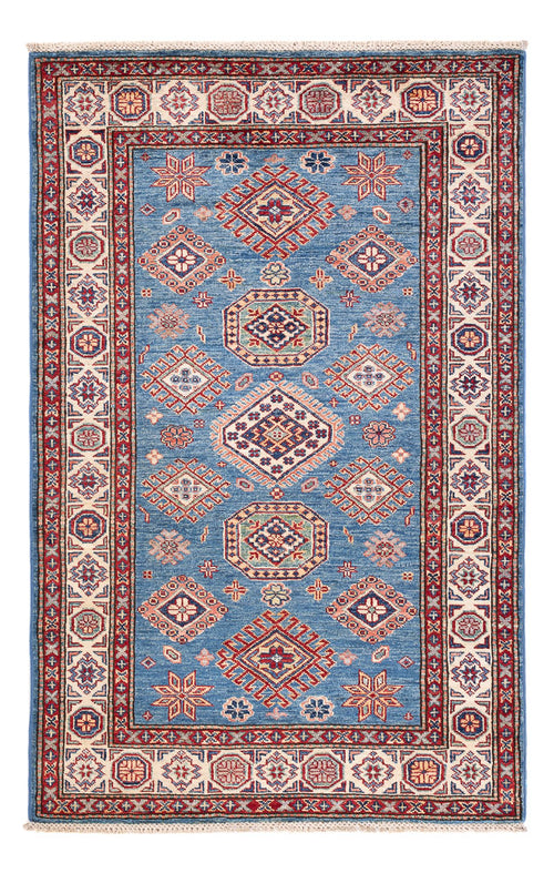 Ziegler Teppich - Kazak - 155 x 99 cm - blau