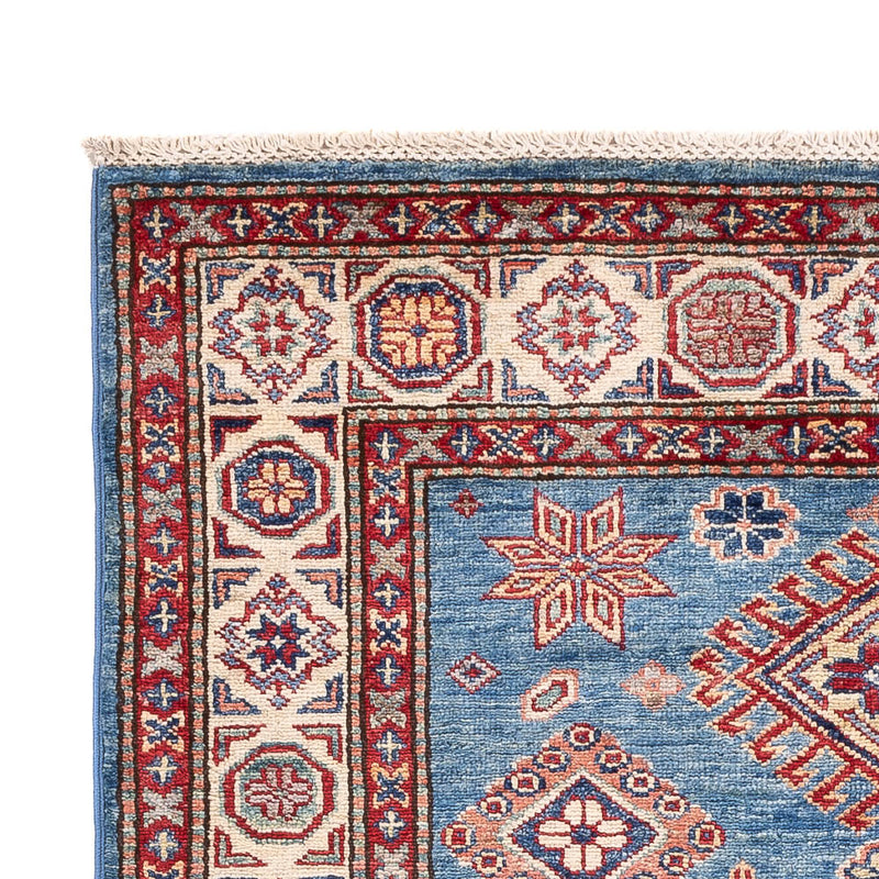 Ziegler Teppich - Kazak - 99 x 155 cm - blau