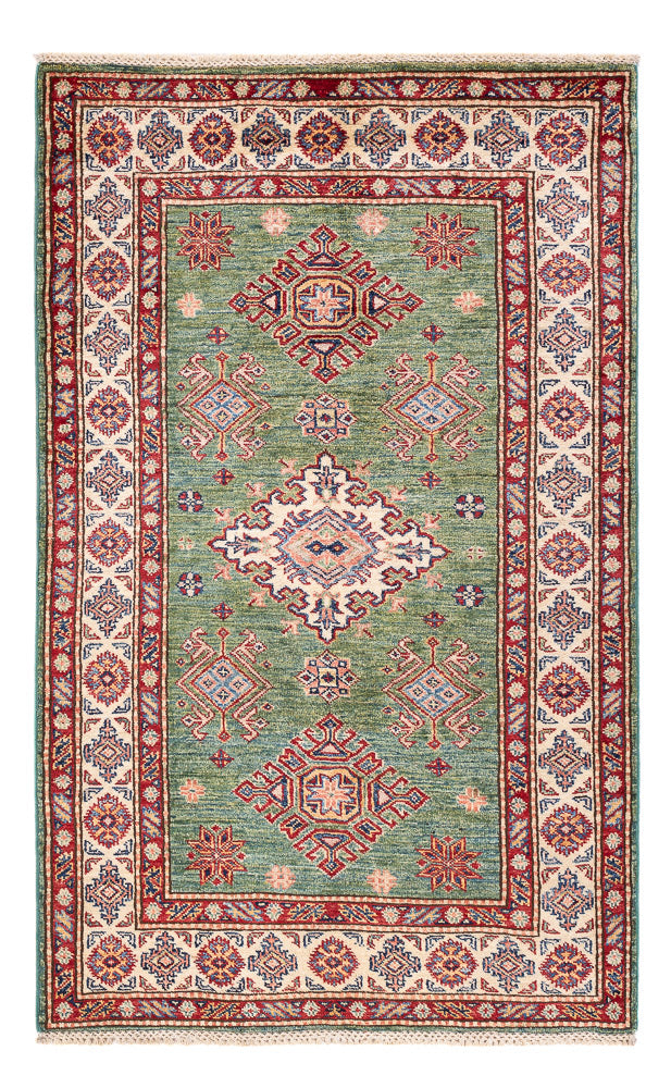 Ziegler Teppich - Kazak - 158 x 99 cm - grün