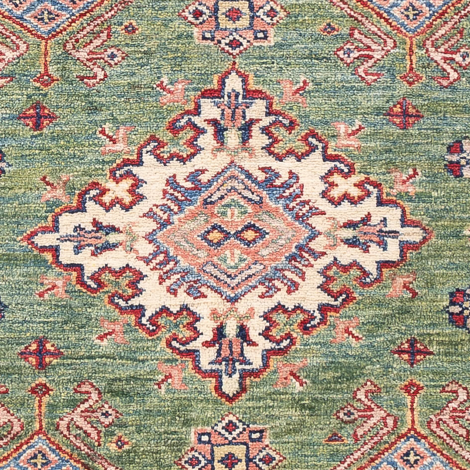 Ziegler Teppich - Kazak - 157 x 101 cm - grün
