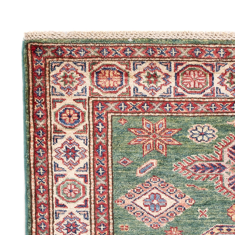 Ziegler Teppich - Kazak - 155 x 104 cm - grün