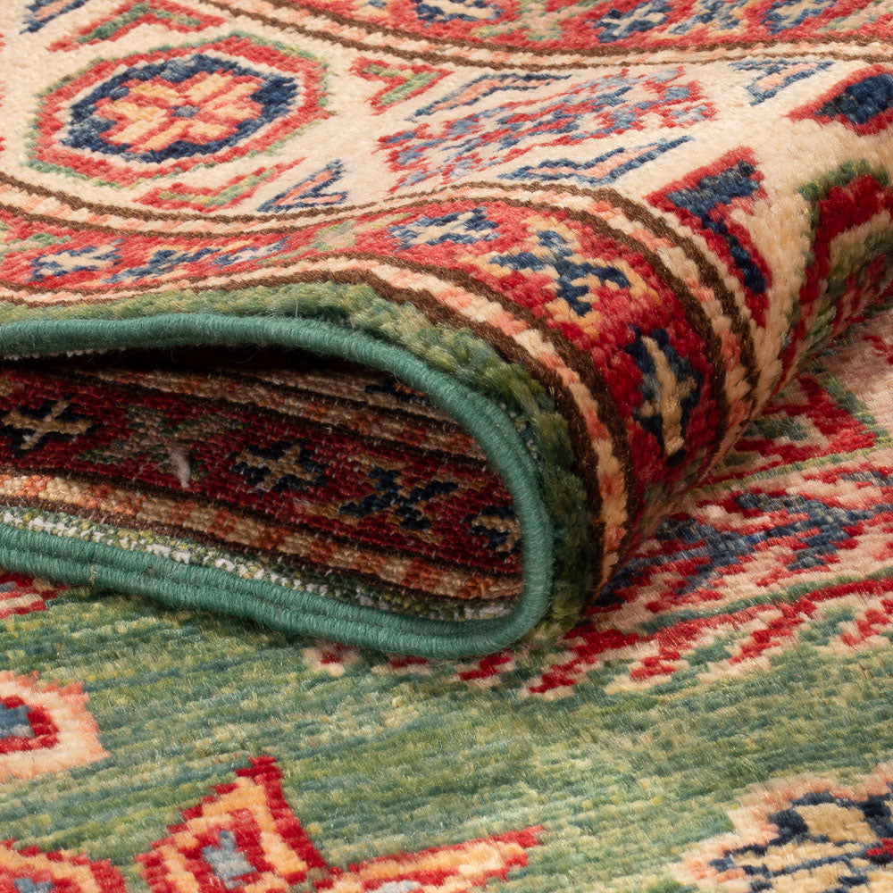 Ziegler Teppich - Kazak - 151 x 105 cm - grün