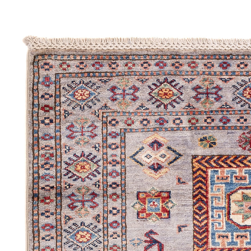 Ziegler Teppich - Kazak - 151 x 95 cm - hellgrau