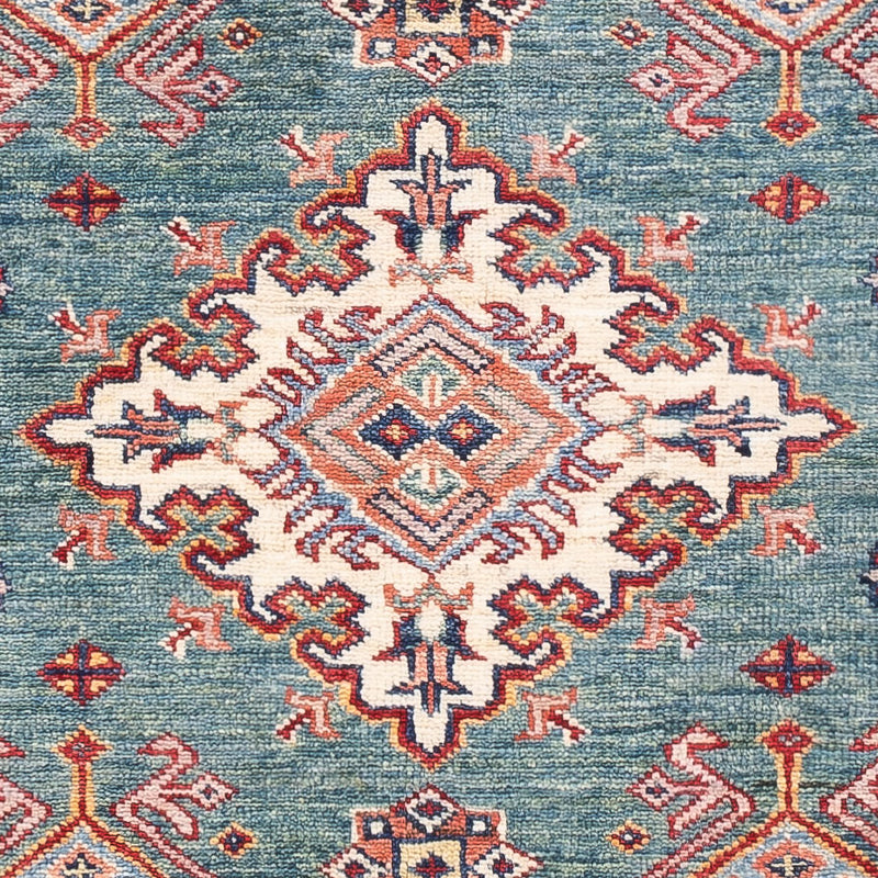 Ziegler Teppich - Kazak - 146 x 99 cm - grün