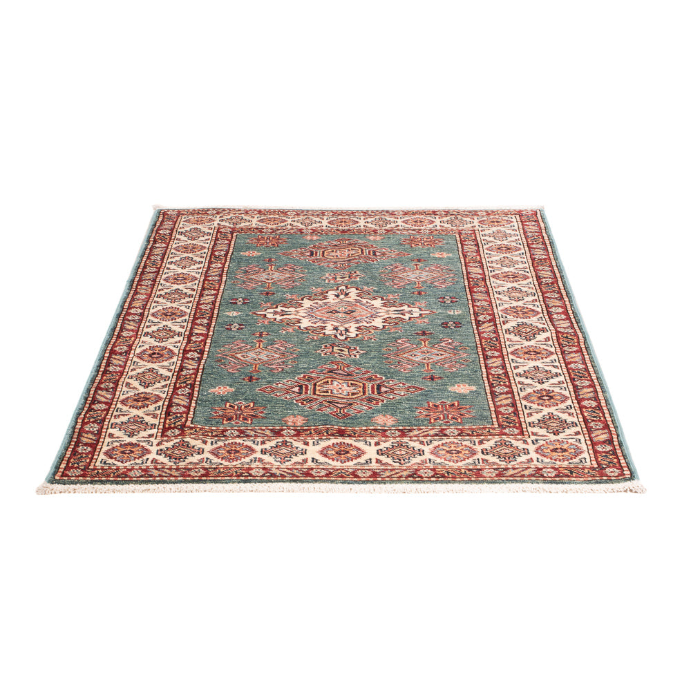 Ziegler Teppich - Kazak - 146 x 99 cm - grün
