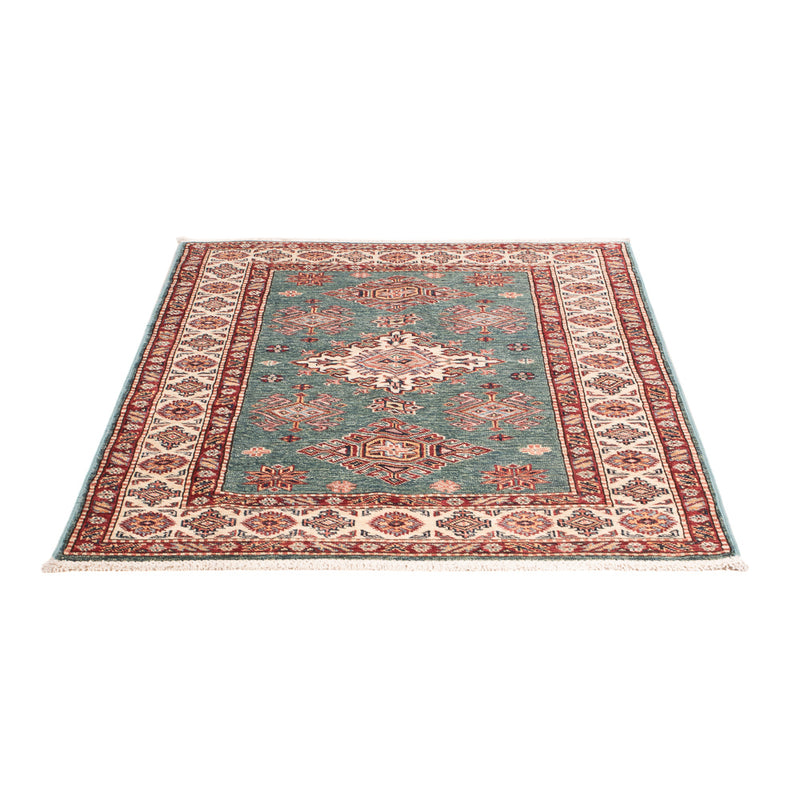 Ziegler Teppich - Kazak - 146 x 99 cm - grün