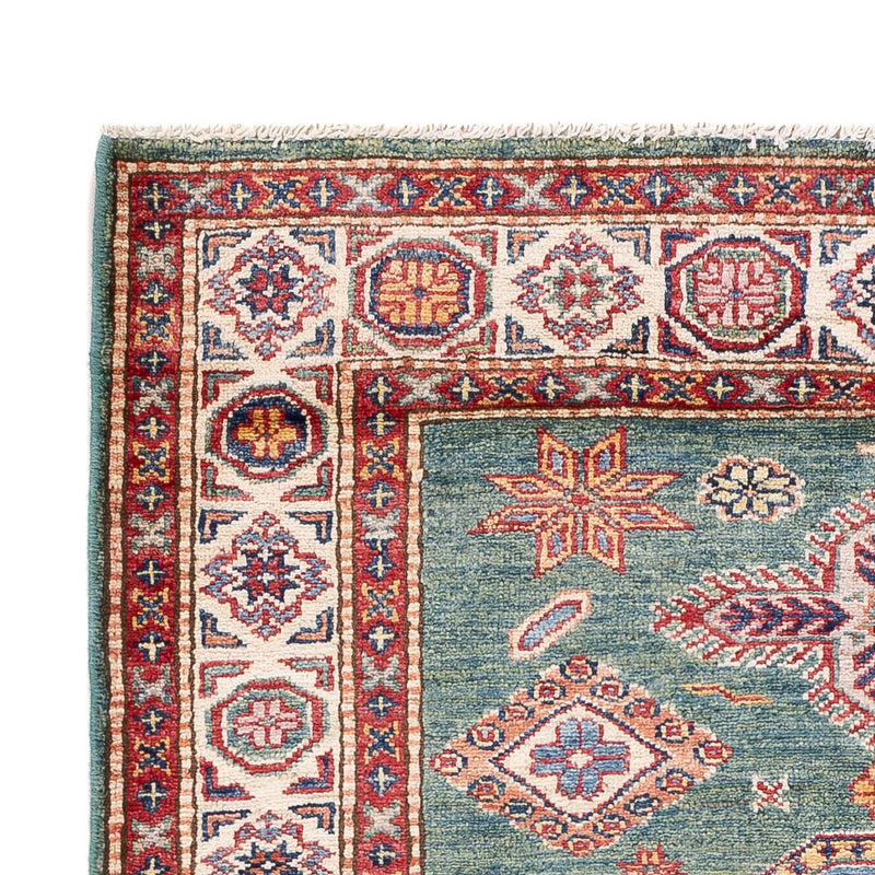Ziegler Teppich - Kazak - 149 x 100 cm - grün